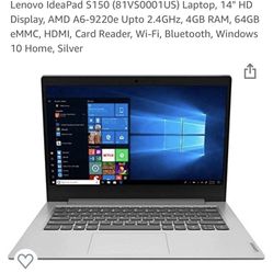 Lenovo Work Laptop Amd Cpu 