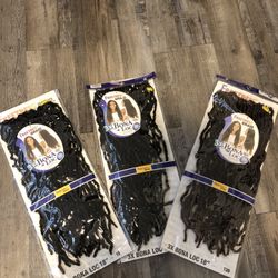 Fox Locs Crochet Braids 18”