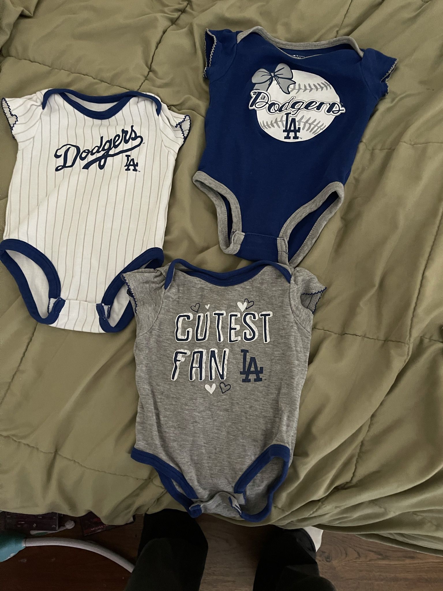 Go Dodgers! - Onesies For Baby Girl - 6-9 Months - for Sale in Simi Valley,  CA - OfferUp