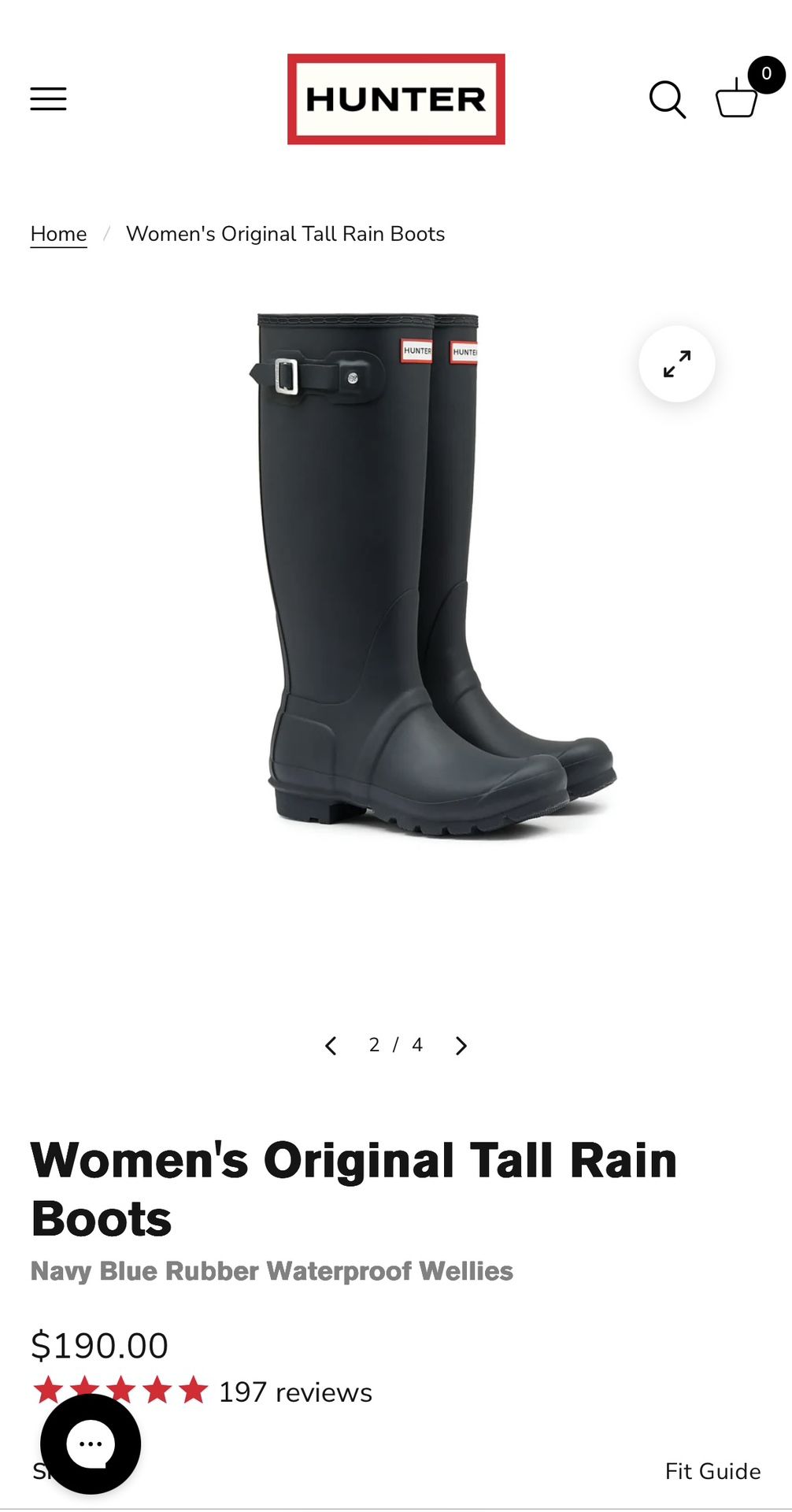 Hunter Women's Tall Rain Boots