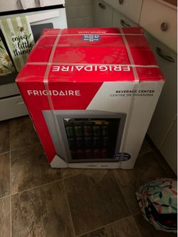 Brand new Frigidaire beverage center.