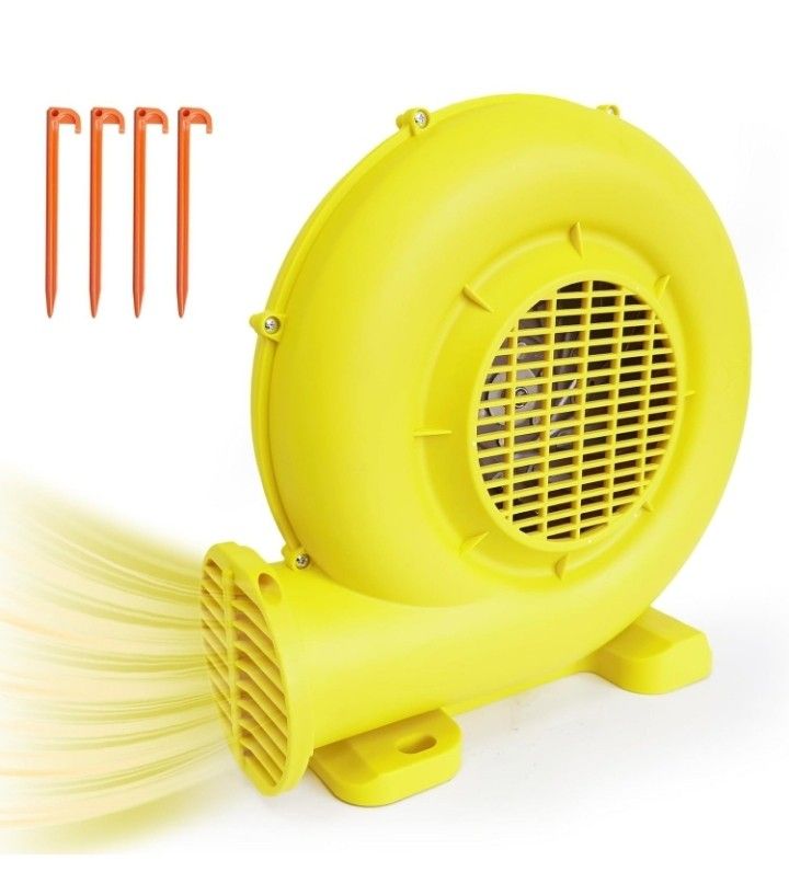 Bounce House Blower for Inflatables, 380W 0.51HP Powerful Inflatable Blower Portable Fan Pump for Inflatable Bouncy Castle, Bubble House, Jump Slides