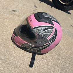 Motorcycle Helmet Female Pink