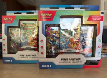 Pokémon First Partner Illustration Collection Series 3 (x2)