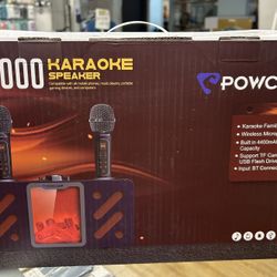 POWCONF SP-2000  DARK BLUE kARAOKE SPEAKER