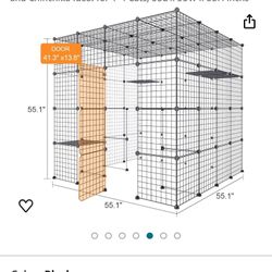 55”x55”x55” Pet Cage.