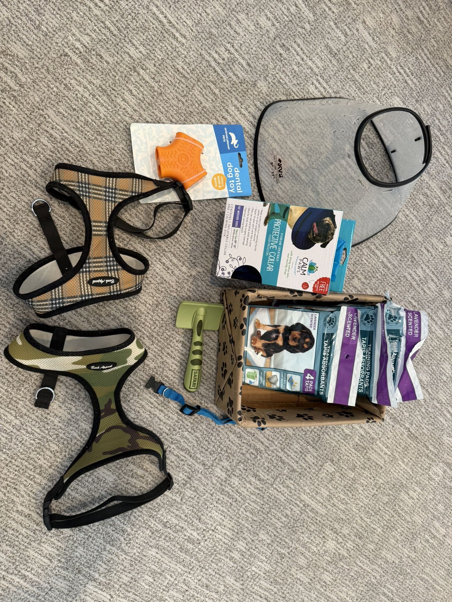Dog Bundle- Inflatable Collar- Harness And More