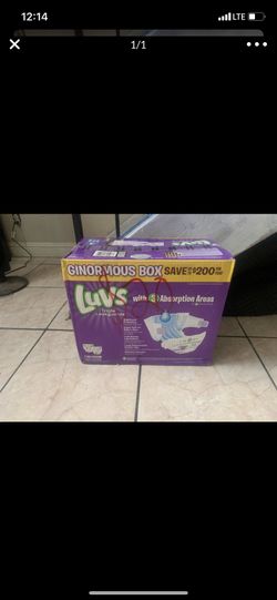 Luvs Triple Leakguards Extra Absorbent Diapers, Size 4, 172 Ct