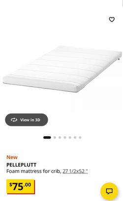 Ikea crib mattress