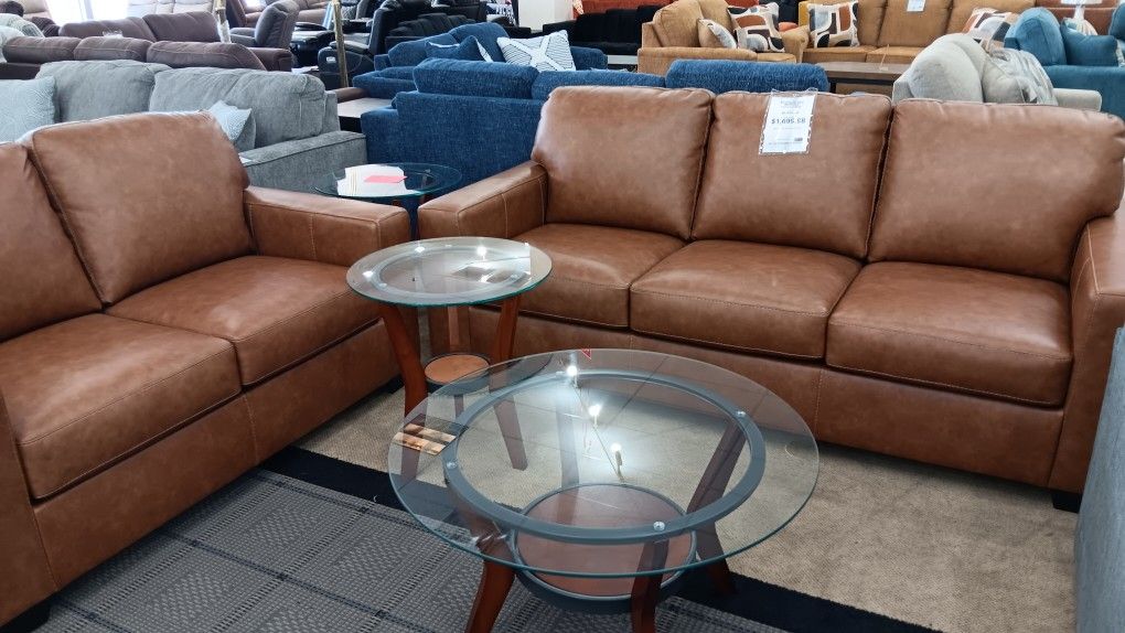 Brown Sofa Love Seat