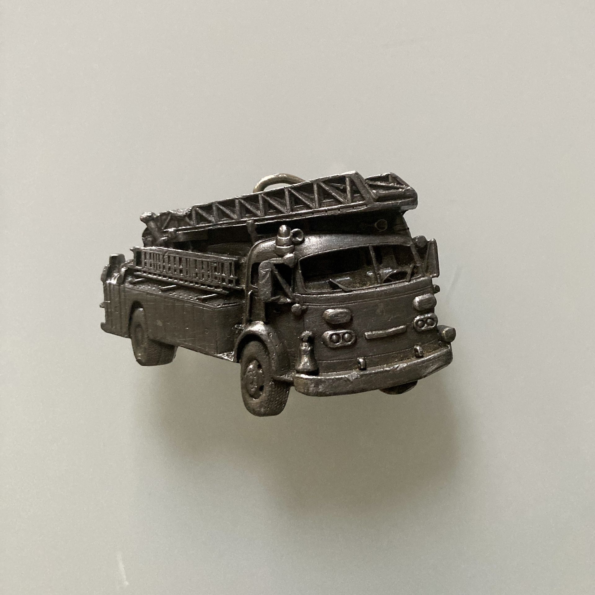 Belt Buckle: 1978 Bergamot Brass Works Firetruck