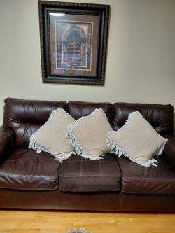 leather armchair