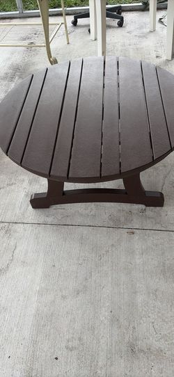 Patio table leaders casual polywood