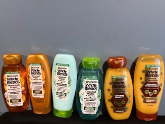 Garnier Whole Blends Shampoo & Conditioner Bundle (6 Bottles)