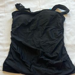 Black bathing suit, top size small