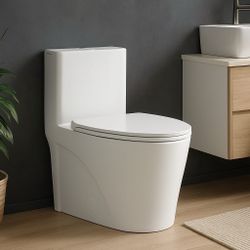 New Toilet. Bathroom vanity