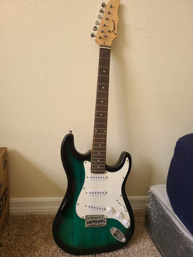Electric Guitar 6 String Green