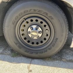 17in  steelies w/ center caps