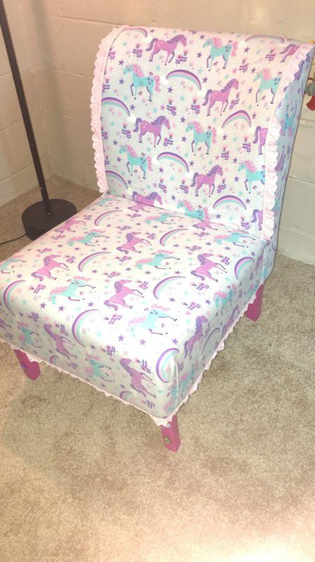 Unicorn accent chair
