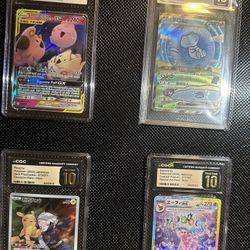High-Grade Pokémon Cards – All PSA/CGC 10s – Mew, Pikachu, Eevee & More