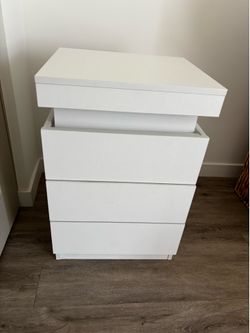 Nightstand with charging station $65 obo