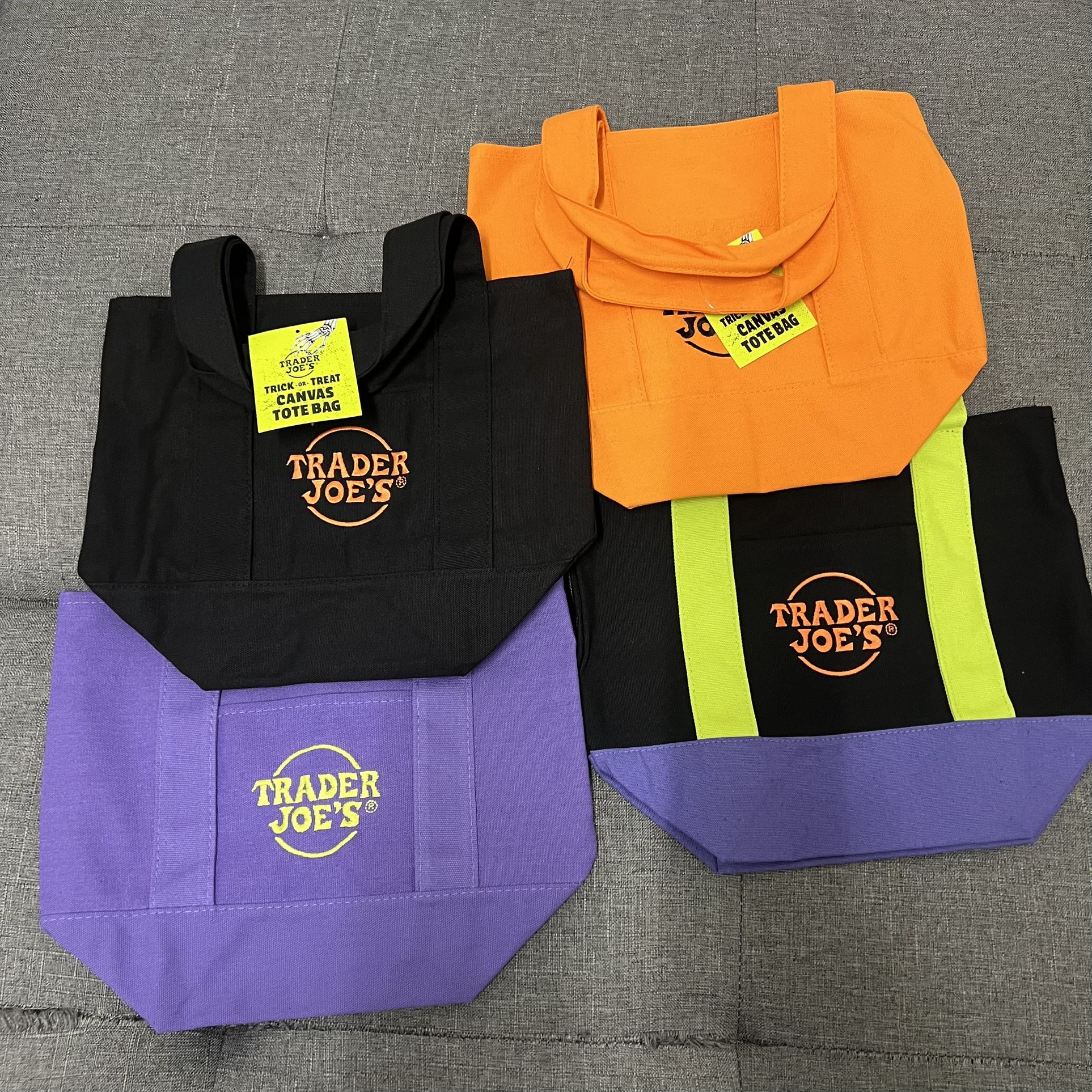 Trader Joe’s Halloween mini tote bags