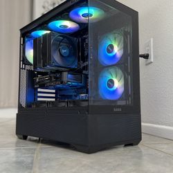 SAMA V40 Black Gaming PC ~ Ryzen 7 9700X + RTX 4070 12GB