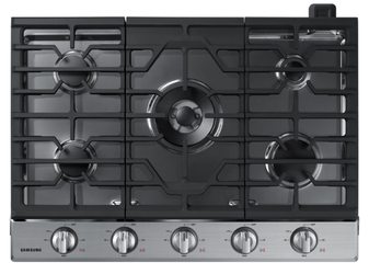 Samsung NA30N7755TS 30" Smart Gas Cooktop 5 Burners Wi-Fi Stainless Steel