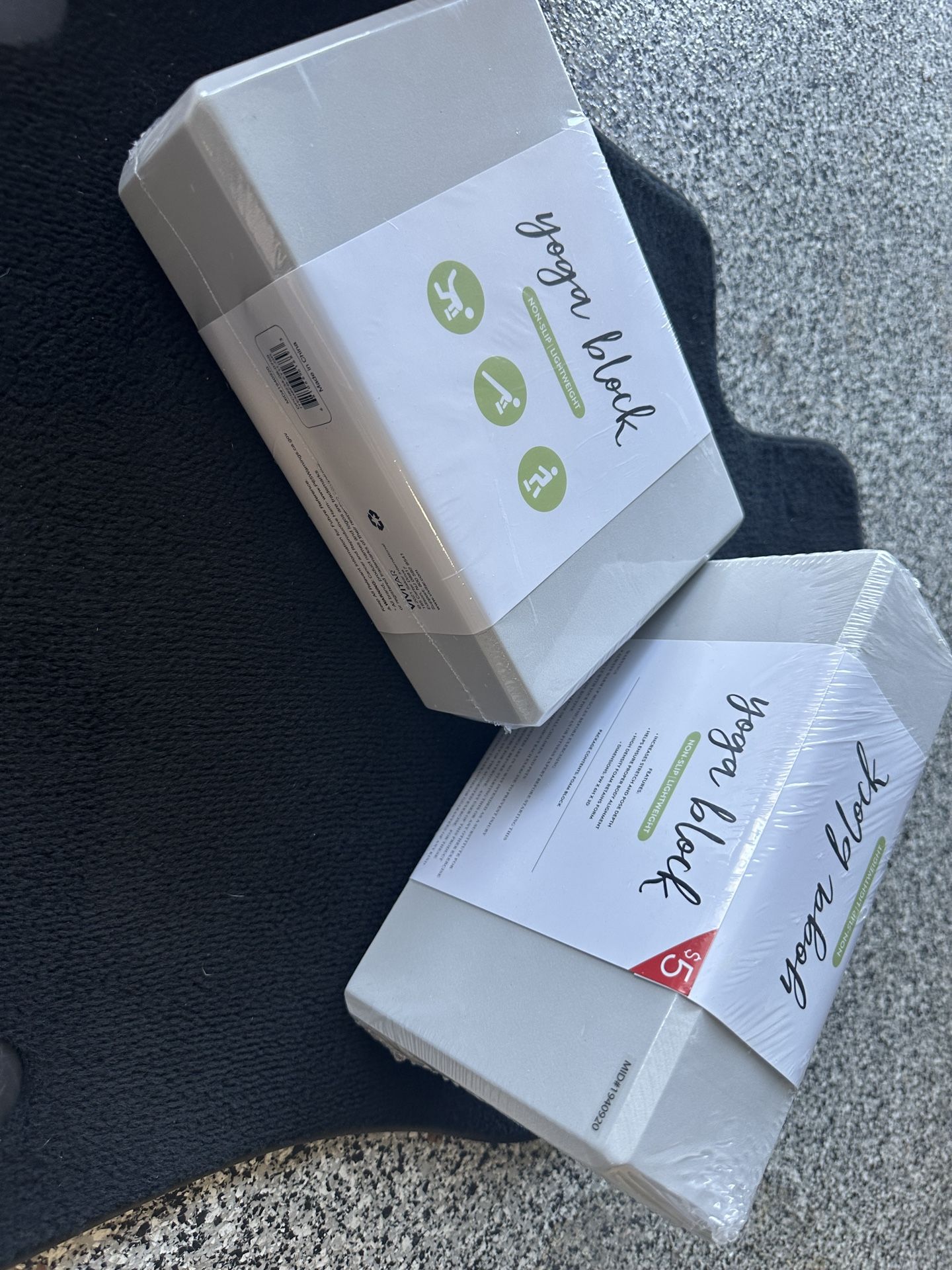 New Yoga Blocks Still In Wrapping
