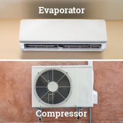 Mini split air conditioner 12000btu heat/cool