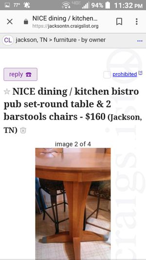 Barstools And Bistros Pub Table For Sale In Jackson Tn Offerup