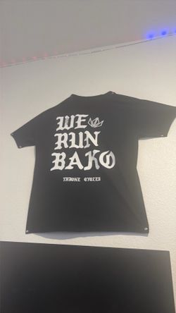 WE RUN BAKO shirt, throne cycles pick up only