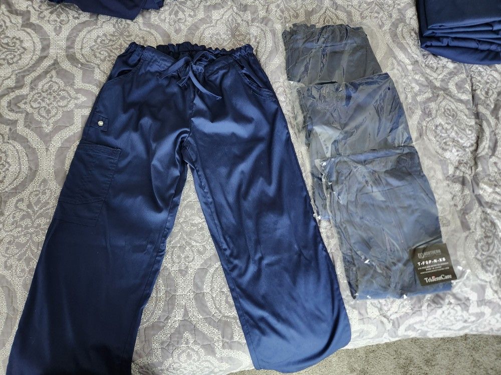 Navy Scrub Pants