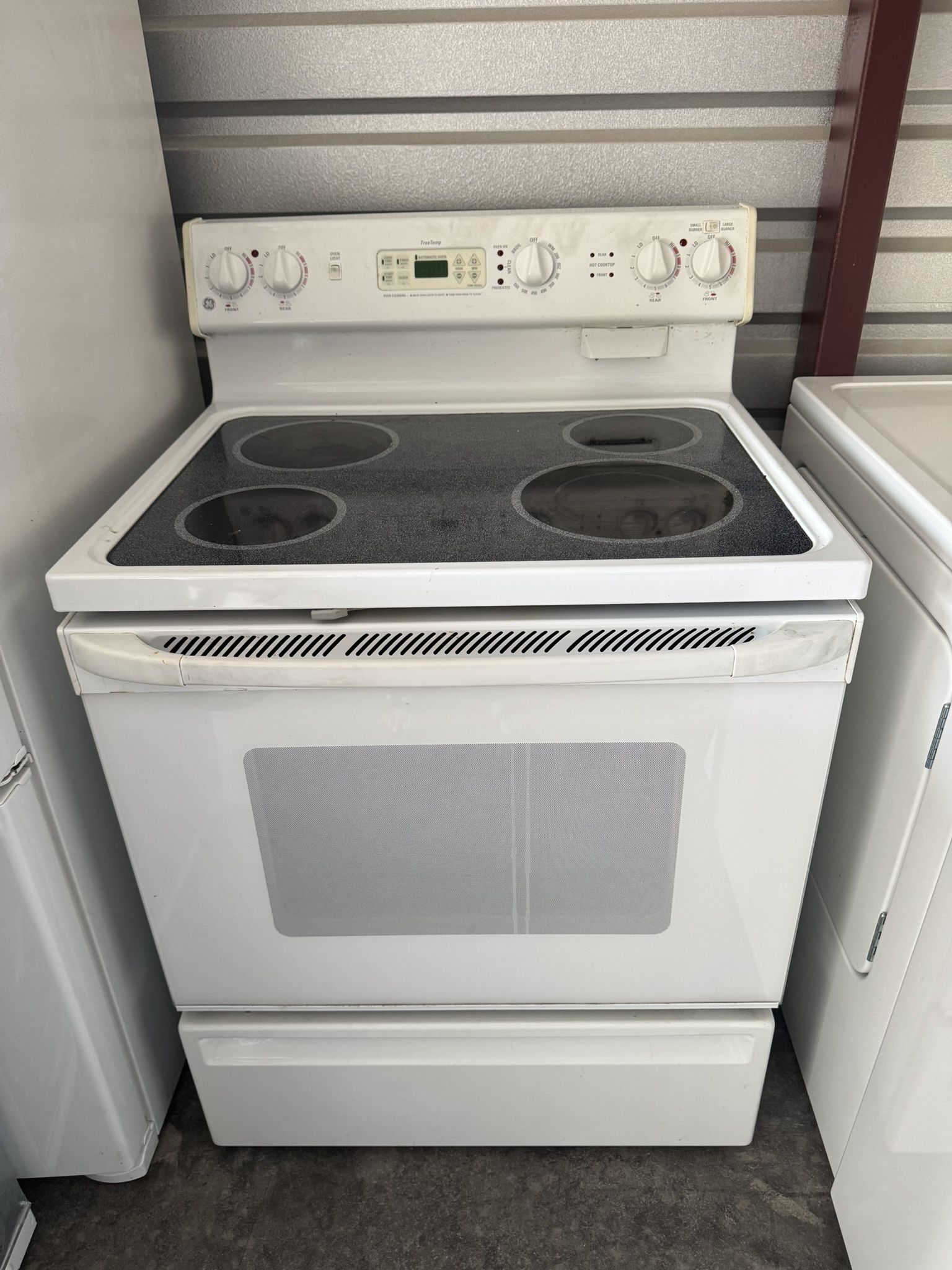 Ge Top Glass Electric Stove