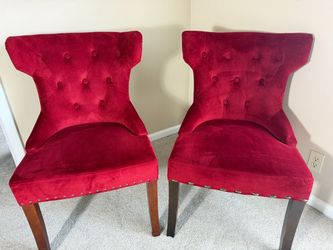 Velvet Nailhead Chairs