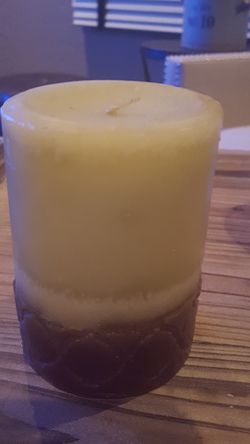 New pillar candle