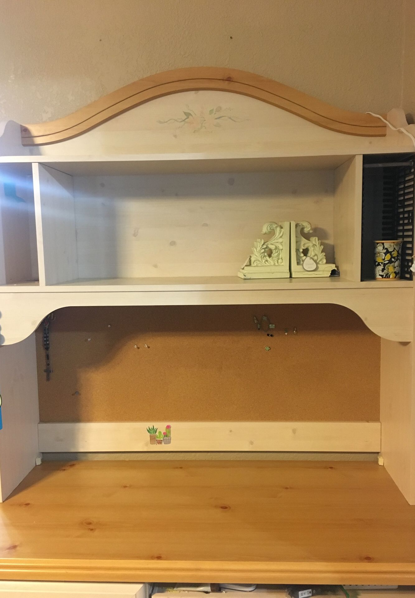 Desk with light