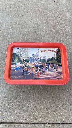 Walt Disney Magic Kingdom Vintage Metal Tray