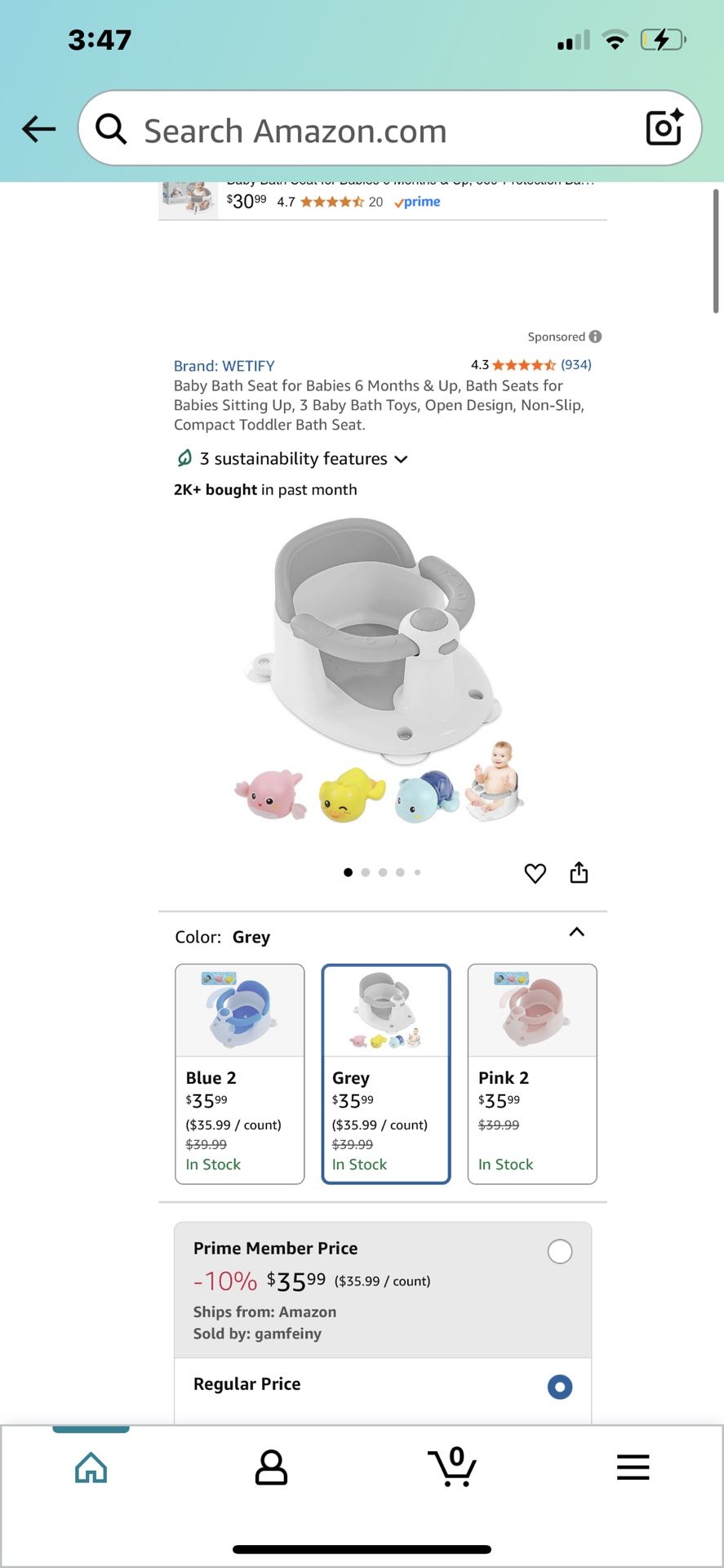 Baby Bath Seat