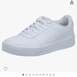 White Womens Pumas Size 7.5