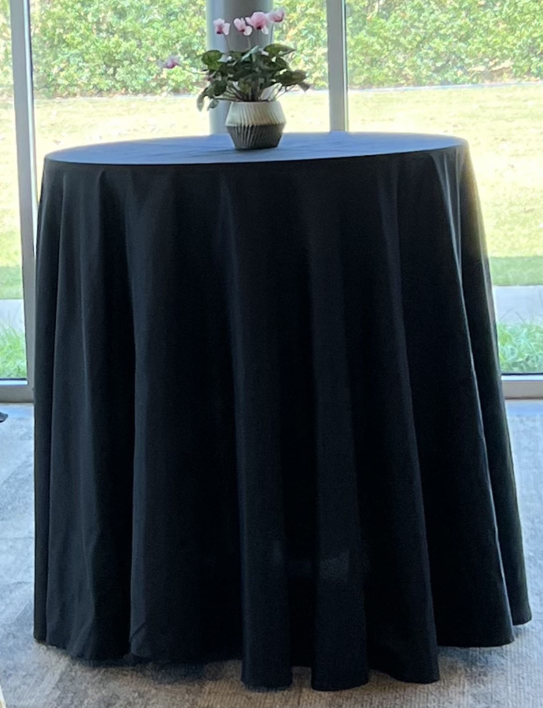 Black Tablecloths
