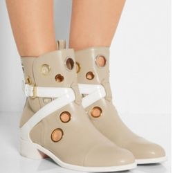 Christian Louboutin Leather Ankle Boots. Size 9