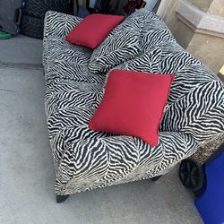 Zebra Couch 