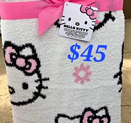 Hello Kitty Sherpa Blanket