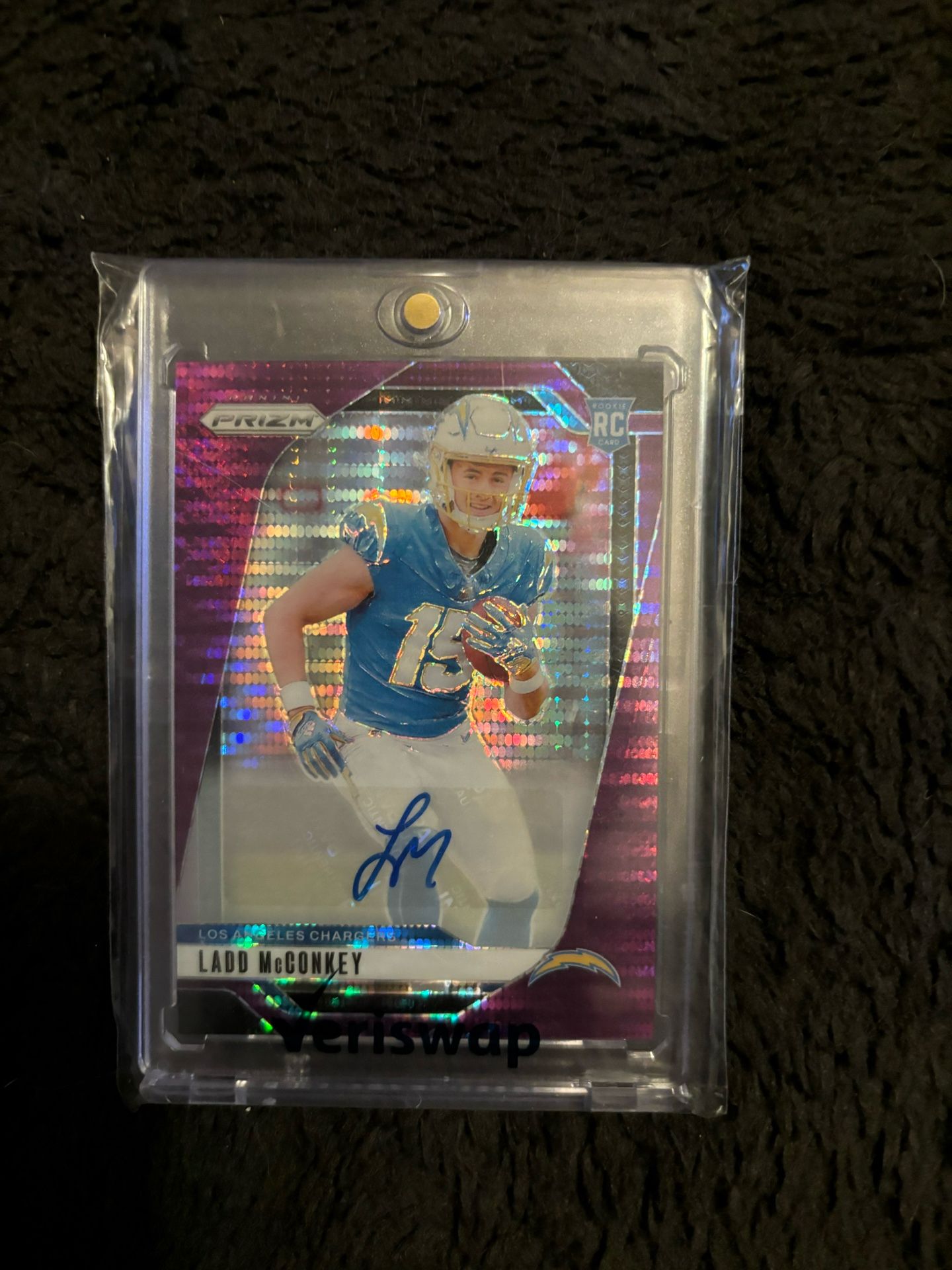 Ladd McConkey Purple Pulsar Auto