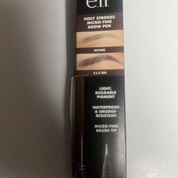 e.l.f. Holy Strokes Micro-Fine Brow Pen, Dark Brown, 0.02 fl oz