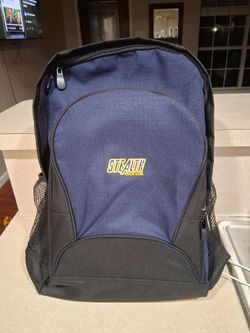 Blue backpack