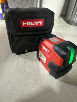 Hilti laser pm2 lg green light