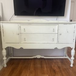 Vintage Credenza W/ Matching Storage Box