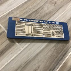 Tattools 40 Piece NC/NF Combination Tap and Die Set